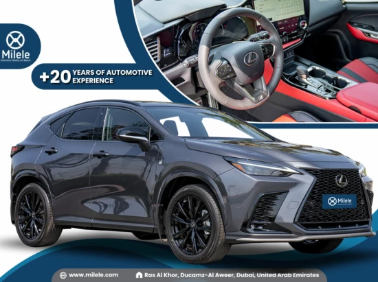 LEXUS NX 350 F SPORT 2.4L PETROL AT MY2023