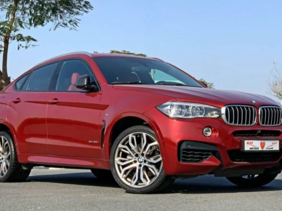 BMW X6 50i Luxury Red Color 2016