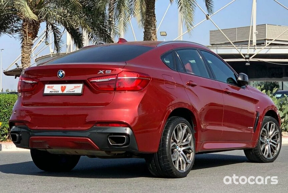 BMW X6 50i Luxury Red Color 2016