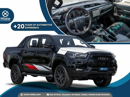 TOYOTA HILUX DC GR SPORT 2.8L DIESEL AT 4X4 MY2023 - BLACK