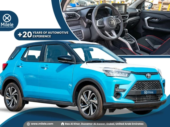 TOYOTA RAIZE LIMITED 1.0L PETROL AT MY2022 - TURQUOISE