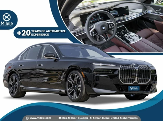 BMW 760i Xdrive 4.4L Petrol 2023 Model Year Black Color