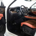 2022 Skywell ET5 AWD White Inside Tan Electric car