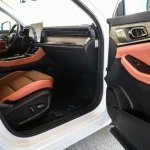 2022 Skywell ET5 AWD White Inside Tan Electric car