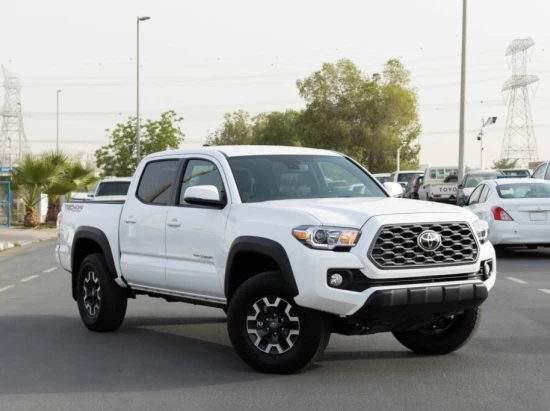 2022 Toyota Tacoma 3.5L TRD Off Road A/T White Color Exterior