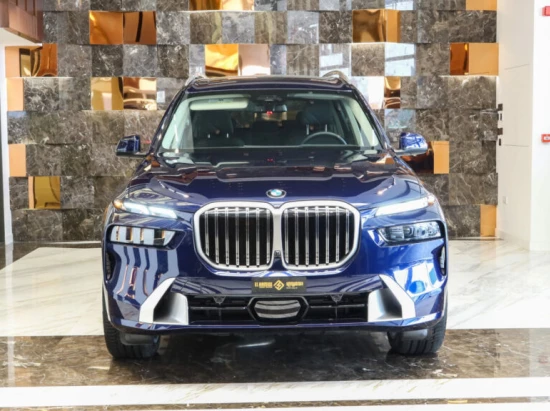 2023 BMW X7 XDRIVE 40i M Sport V6 Full Option dark blue color