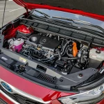 Toyota Highlander Hybrid Red 2021 Model Year