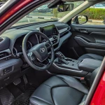 Toyota Highlander Hybrid Red 2021 Model Year