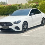 Mercedes Benz E300 GCC Specs 2021 Model Year White Color