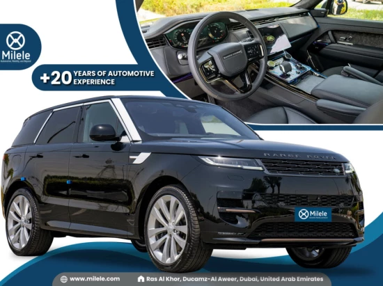 LAND ROVER RANGE ROVER SPORT FIRST EDITION 4.4L 2023 MODEL YEAR BLACK COLOR