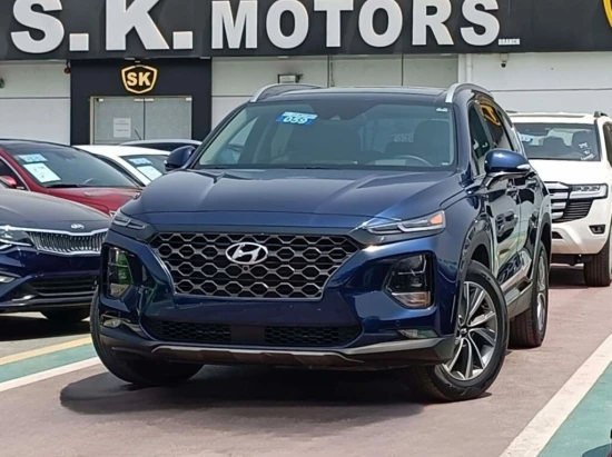 2019 HYUNDAI SANTAFE LIMITED PETROL A/T 2.4L V4 DARK BLUE COLOR