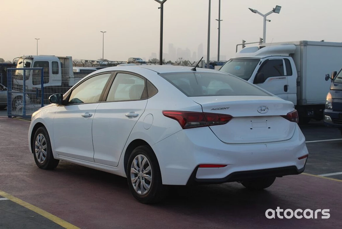 Hyundai Accent 4 DOORS USED 2020 MODEL YEAR WHITE
