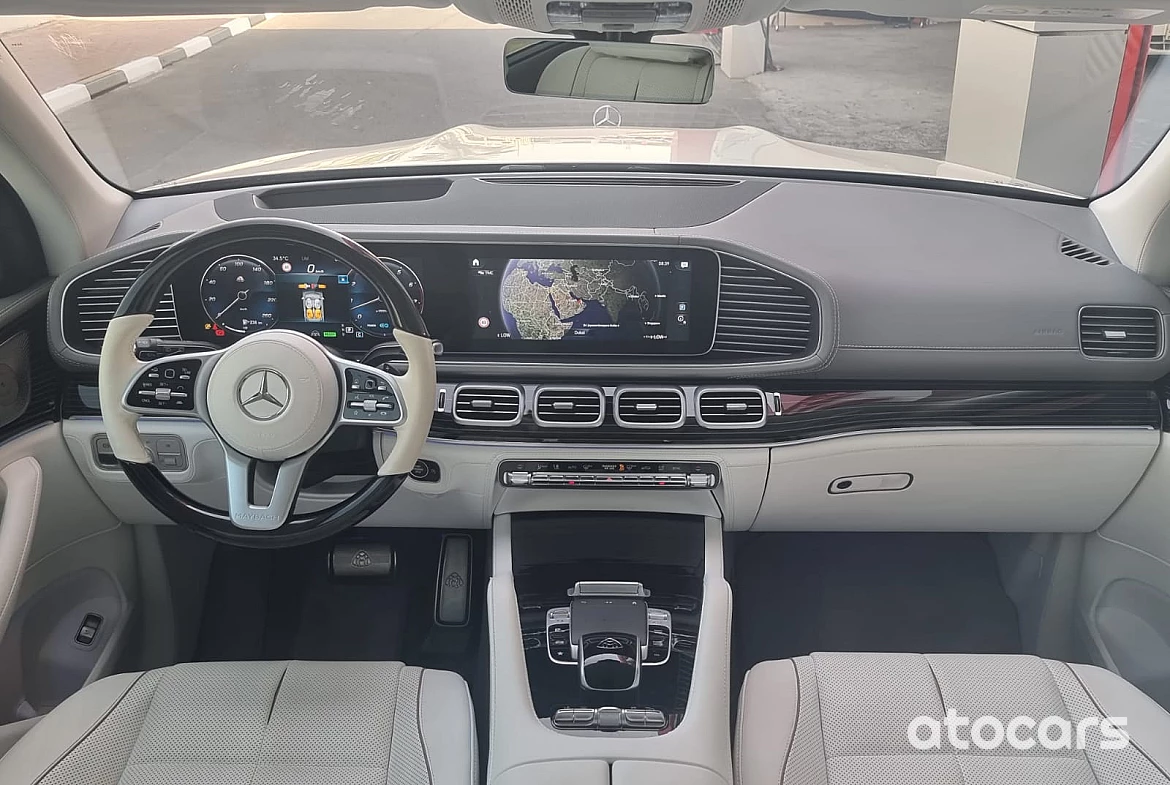 Mercedes-Benz Maybach GLS 600 2021 white color