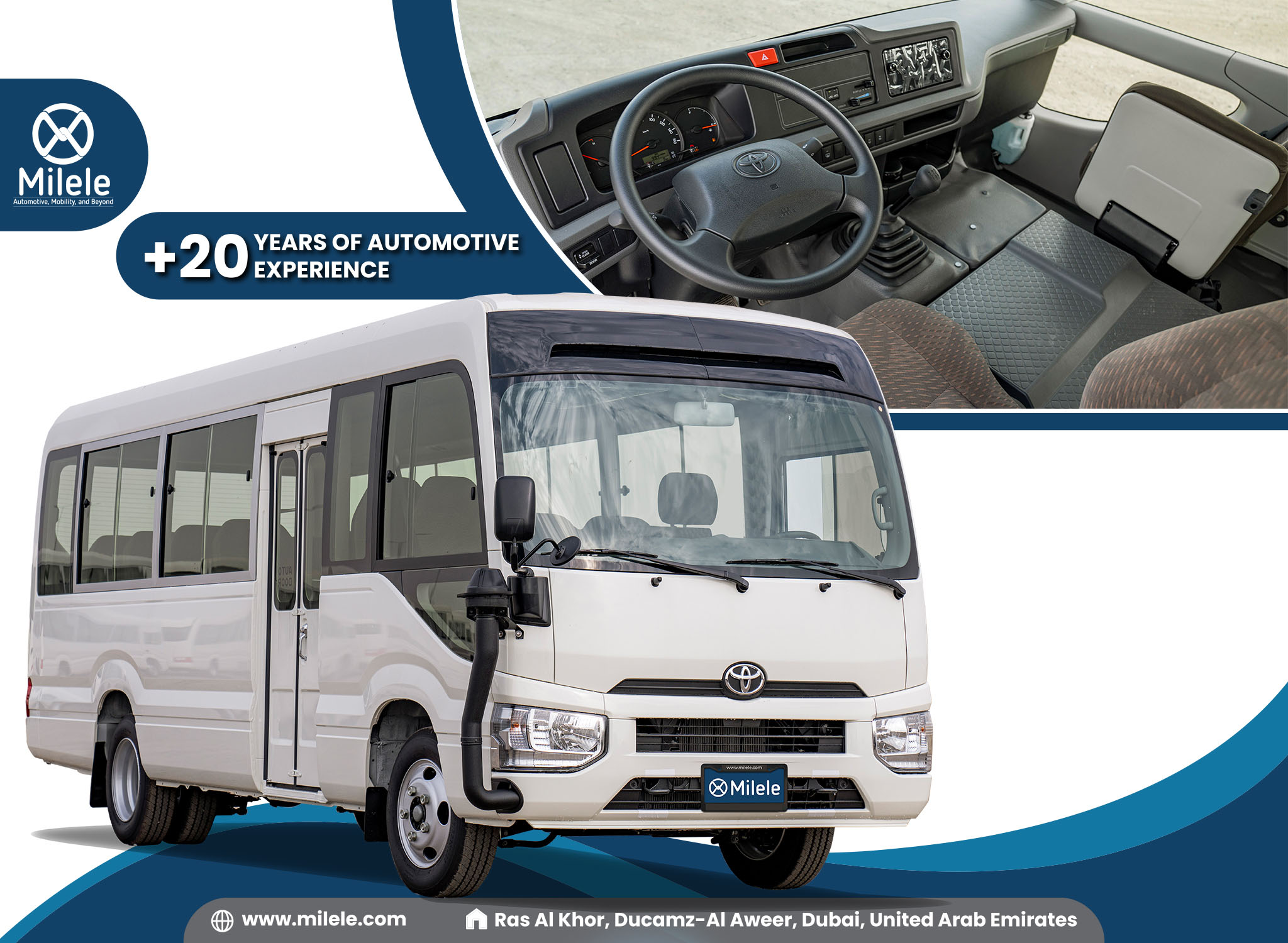 2024 TOYOTA COASTER 2.7P MT 30SEATER WHITE Atocars