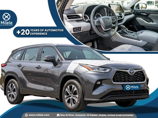 2023 TOYOTA HIGHLANDER GLE 2.5L PETROL HEV AT – GREY