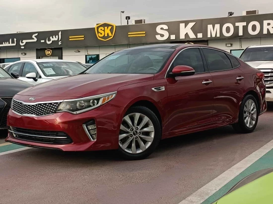 Kia Optima Panoramic Limited Full Option Petrol 2.4L V4 2018 RED Color