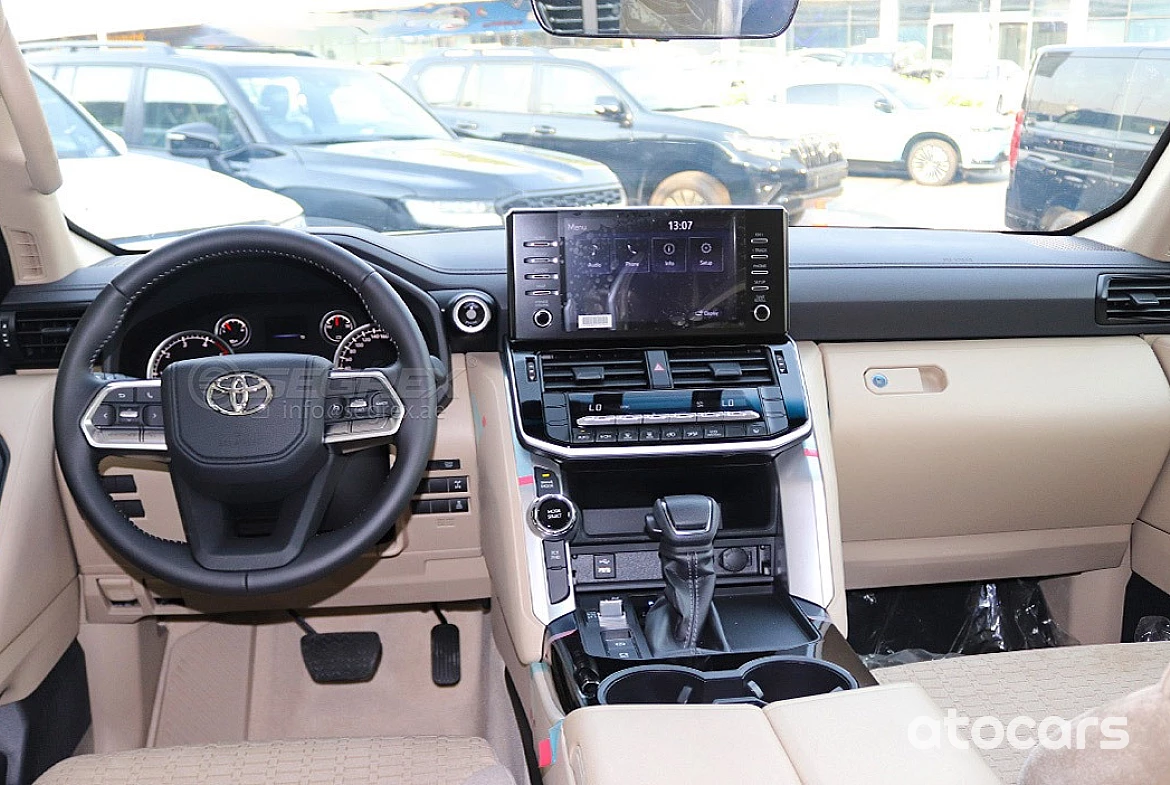 Toyota Land Cruiser 3.3L DIESEL 2023 model black color 4WD