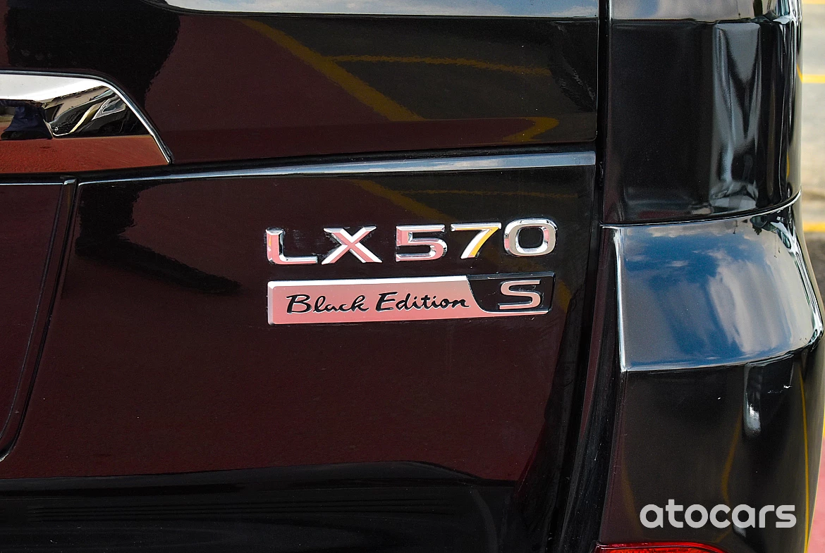 Lexus LX 570 Black Edition 5.7L V8 2021 Model Year Black Color
