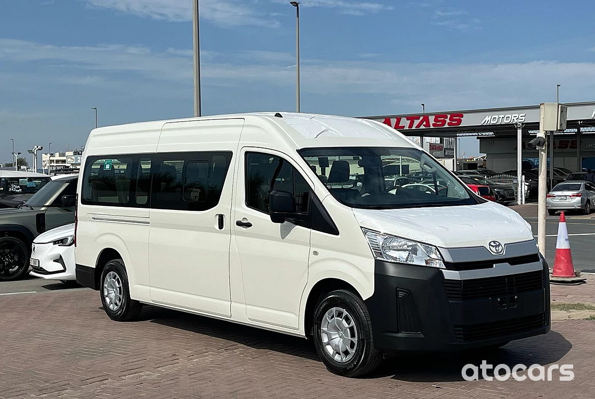 TOYOTA HIACE 3.5L WHITE 2024 MODEL YEAR HIGH ROOF 13SEATER