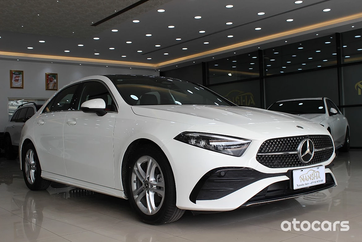 Mercedes-Benz A Class A180 2023 Model Year White Color