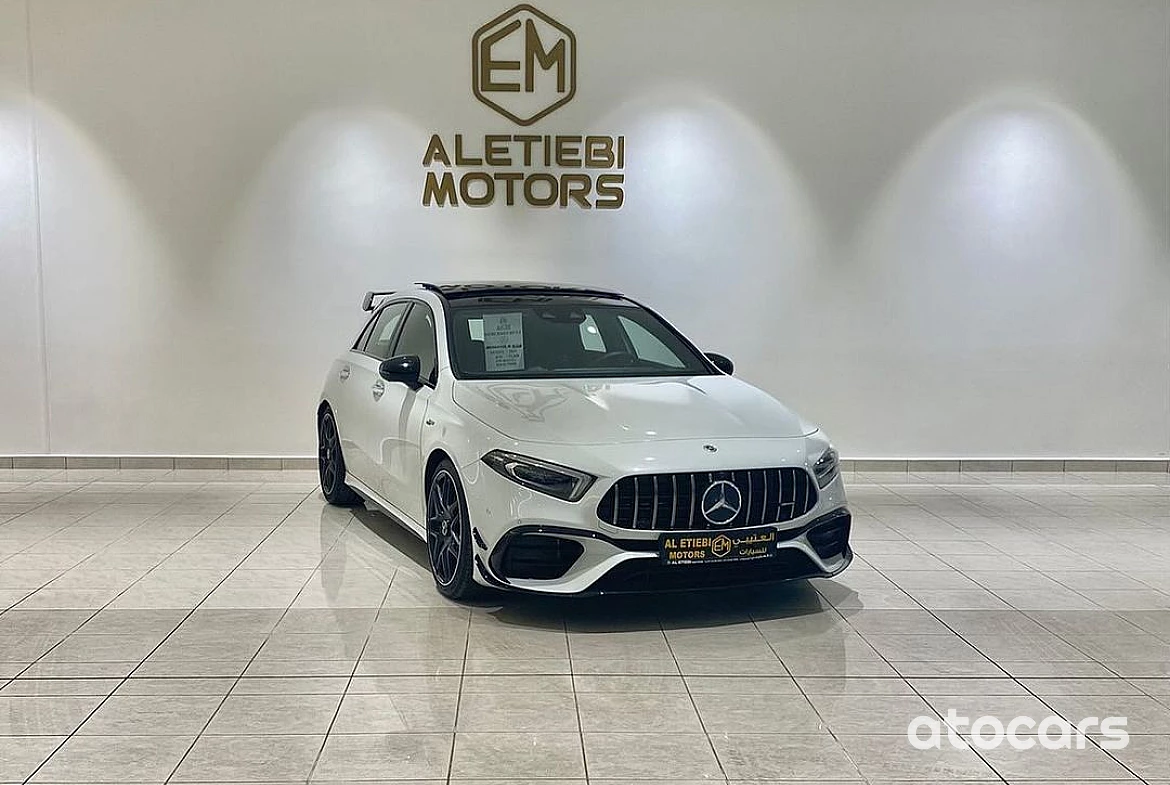 MERCEDES BENZ A45 S AMG 2021 MODEL YEAR WHITE COLOR