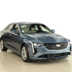 Cadillac CT4 Luxury 2.0L 2023 Model Year Blue Color Exterior