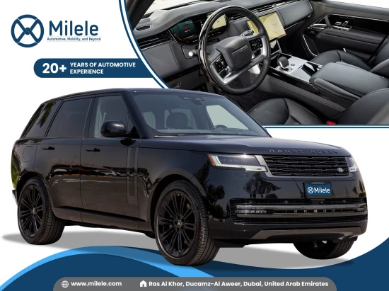 Land Rover Range Rover SE P530 4.4L Petrol AWD AT Model Year 2024 Santorini Black Color