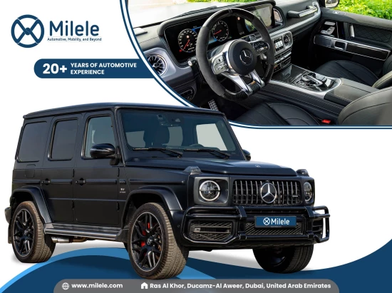 Mercedes-Benz G Class G 63 4.0L PETROL AT 2022 Model Year Magno Black Color with Night Package