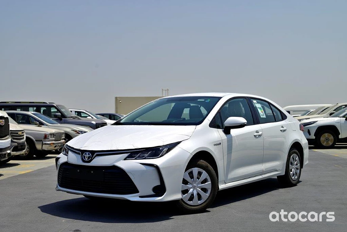 Toyota corolla hybrid white hotsell