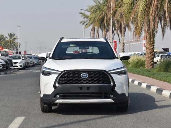 Toyota Corolla Cross 1.8L Hybrid 2024 Model Year White Color Exterior