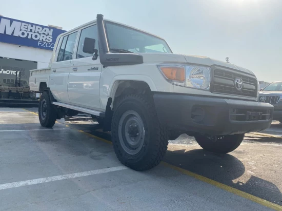 Toyota Land Cruiser Pick up 4.2L Diesel 2022 Model Year White Color