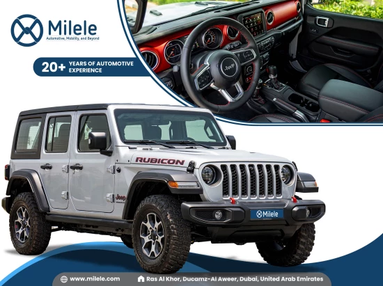 JEEP WRANGLER RUBICON UNLIMITED 2023 MODEL YEAR SILVER ZYNITH COLOR