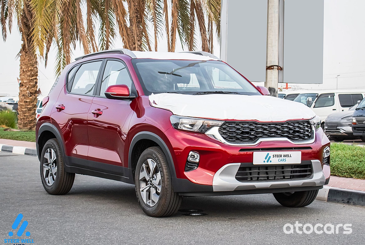 Kia Sonet 2023 Model Year GLS 1.5L Petrol Red Color Exterior