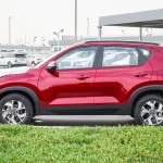 Kia Sonet 2023 Model Year GLS 1.5L Petrol Red Color Exterior