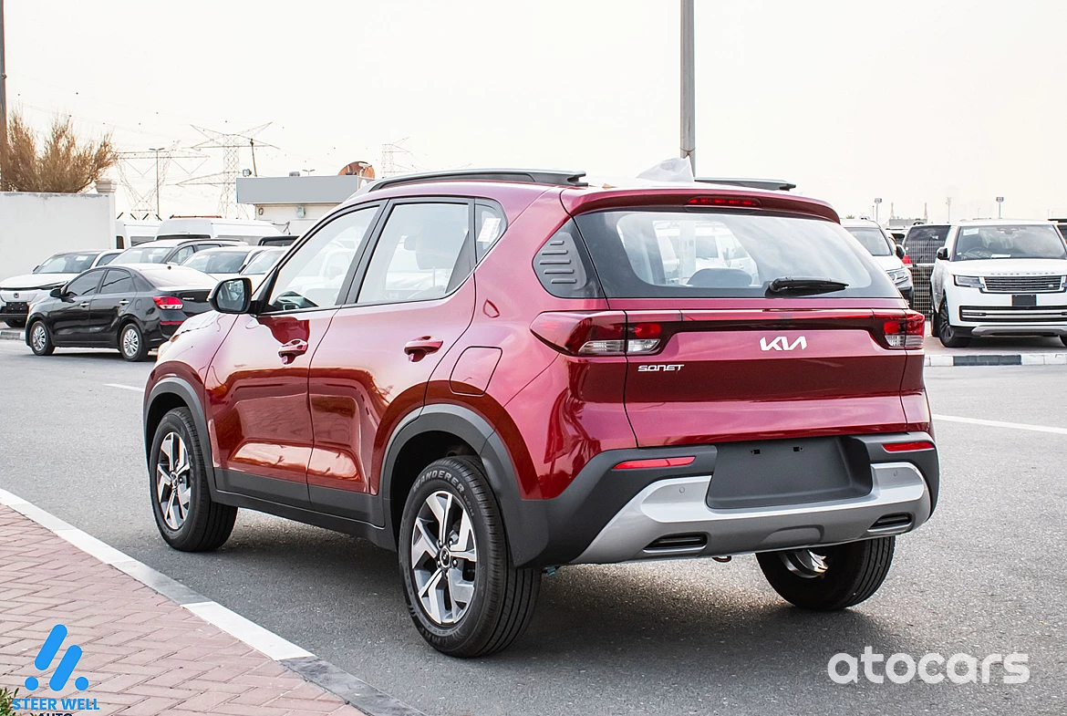 Kia Sonet 2023 Model Year GLS 1.5L Petrol Red Color Exterior