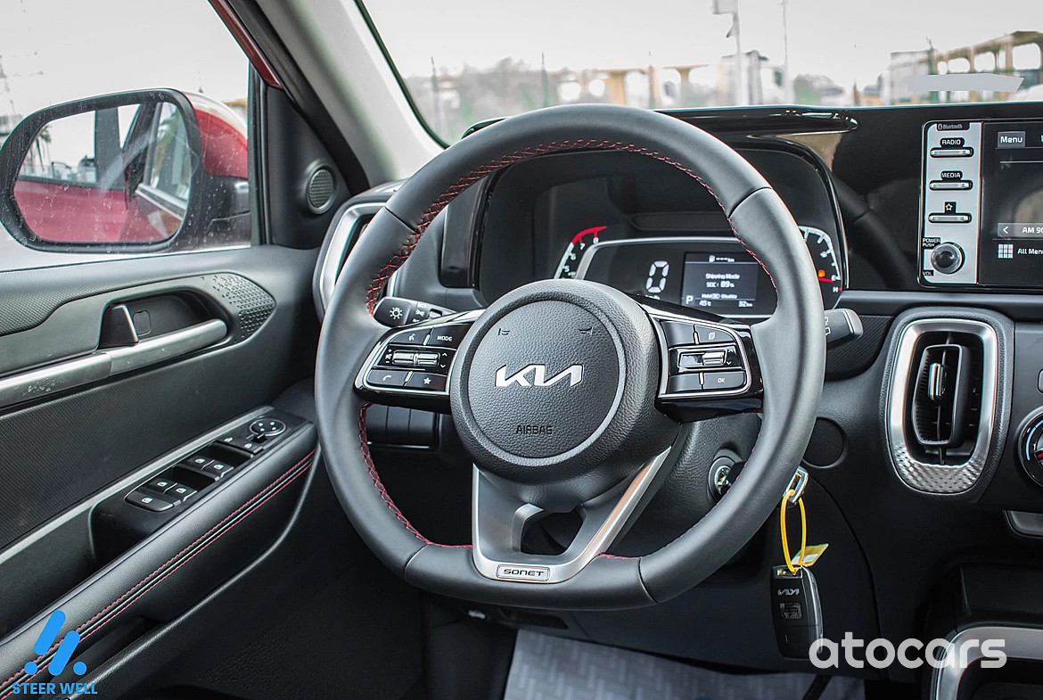 Kia Sonet 2023 Model Year GLS 1.5L Petrol Red Color Exterior