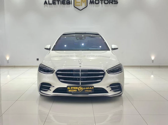 MERCEDES BENZ S580 2022 MODEL YEAR WHITE COLOR EXTERIOR