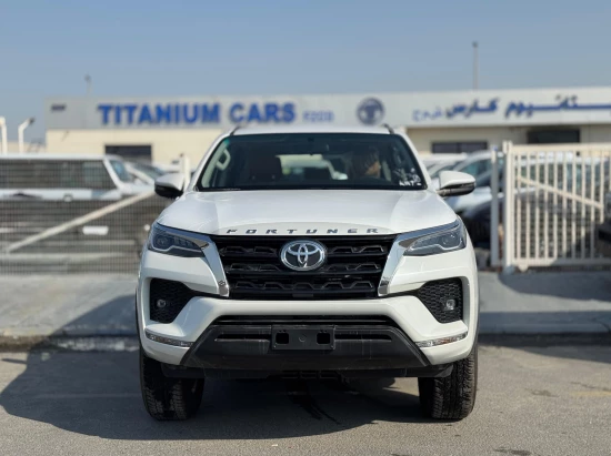 Toyota Fortuner 2.4L Diesel 2024 Model Year GCC Specs White Color Exterior