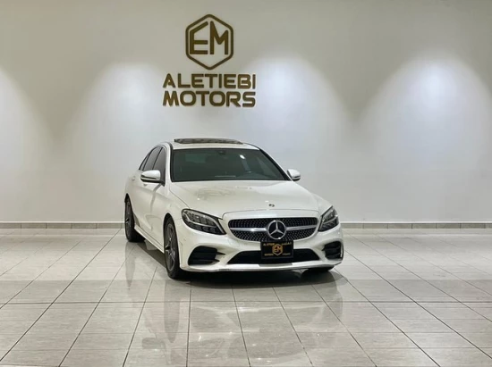 MERCEDES BENZ C300 2019 MODEL YEAR WHITE COLOR GCC SPECS