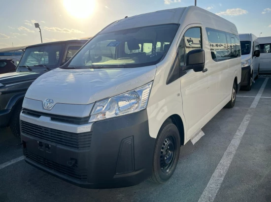 Toyota Hiace 3.5L HR A/T 13 Seater 2025 Model Year White Color Exterior