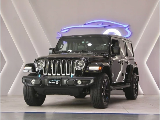 JEEP WRANGLER SAHARA 4XE HYBRID 2023 MODEL YEAR BLACK COLOR