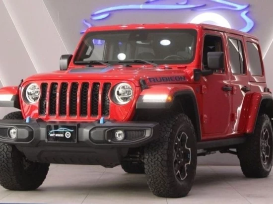JEEP WRANGLER RUBICON 4XE 2022 HYBRID RED COLOR EXTERIOR