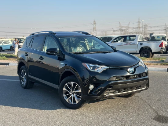 Toyota RAV4 XLE 2.5L Hybrid 2017 Model Year Black Color Exterior