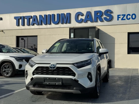 Toyota RAV4 MID 4X2 2.5L Hybrid 2024 Model Year White Color Exterior