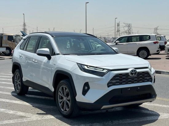 TOYOTA RAV4 LIMITED 2025 MODEL YEAR WHITE COLOR EXTERIOR