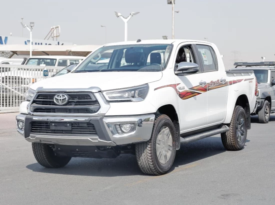 TOYOTA HILUX 2024 MODE YEAR 2.7L PETROL GLXS-V AUTOMATIC WHITE COLOR