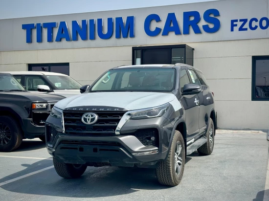 Toyota Fortuner 2.4L Diesel GCC Specs 2024 Model Year Grey Color Exterior