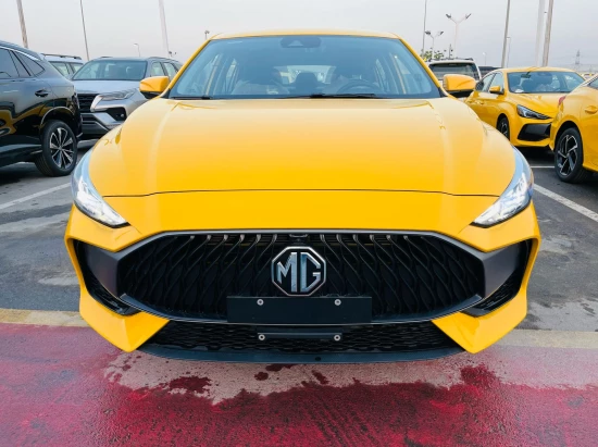 MG GT 1.5L TURBO 2024 MODEL YEAR YELLOW COLOR EXTERIOR