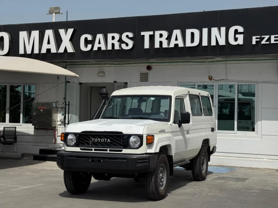 TOYOTA LAND CRUISER LC 78 HARDTOP DIESEL 2025 MODEL YEAR WHITE COLOR