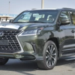 LEXUS LX570 2021 8Cyl BLACK EDITION Olive green color
